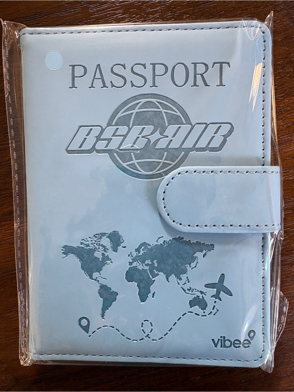Backstreet Boys Light Blue Passport Holder Travel VIP kit